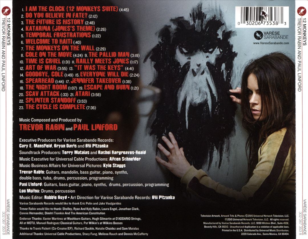 12 Monkeys: Music From Syfy Original Television Series cover art