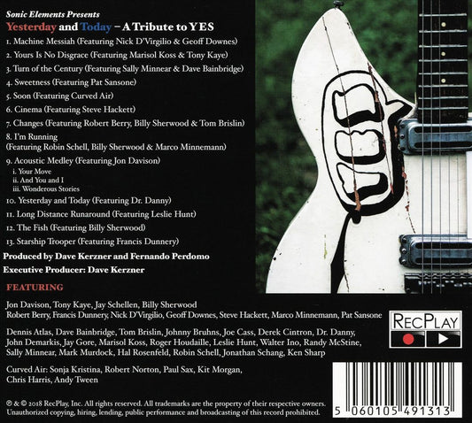 Yesterday and Today: A 50th Anniversary Tribute to Yes cover art
