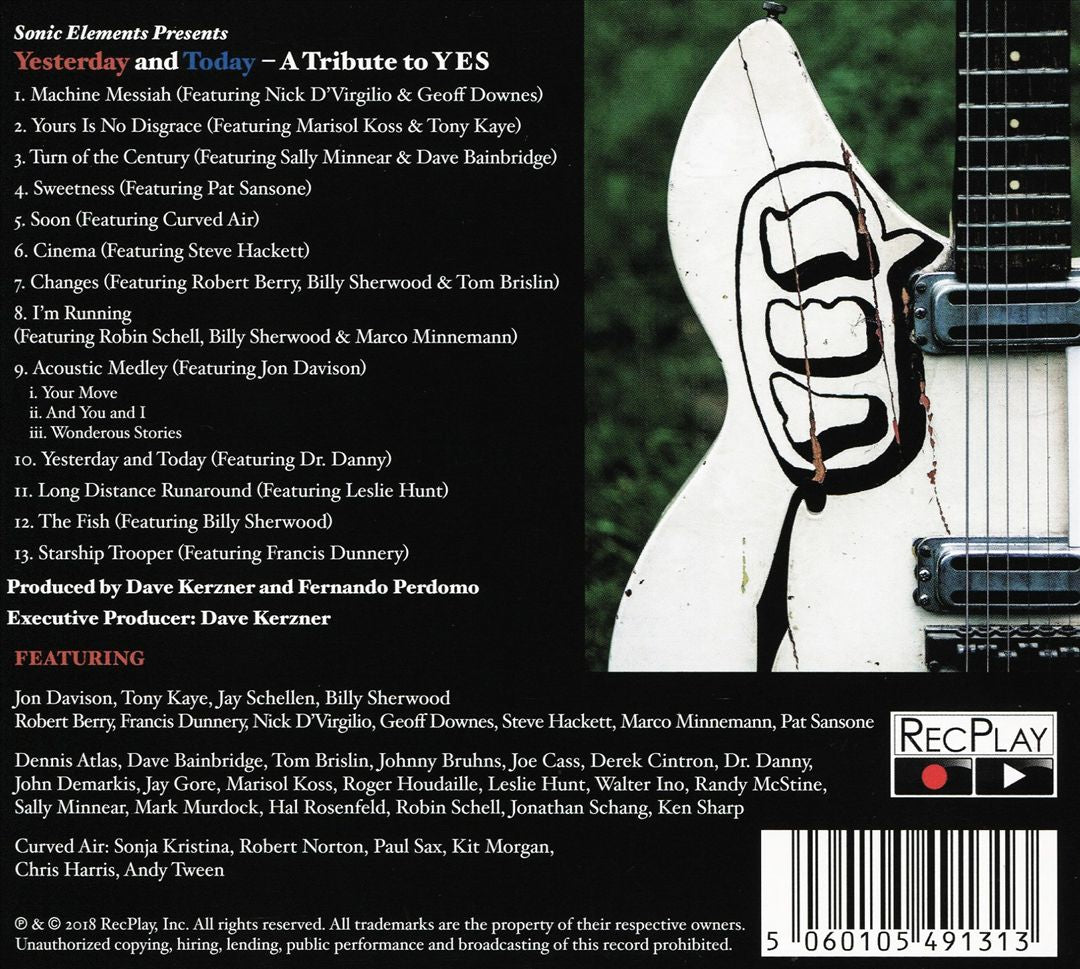 Yesterday and Today: A 50th Anniversary Tribute to Yes cover art