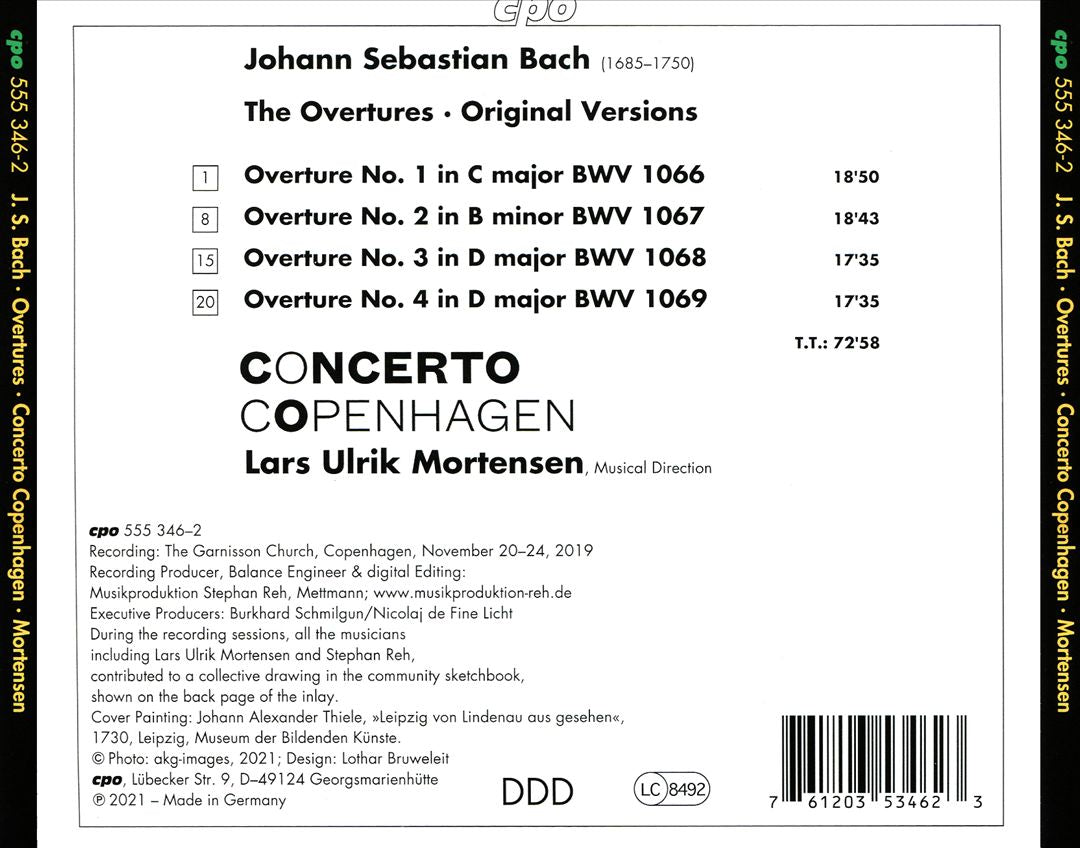 Johann Sebastian Bach: The Overtures - Original Versions cover art