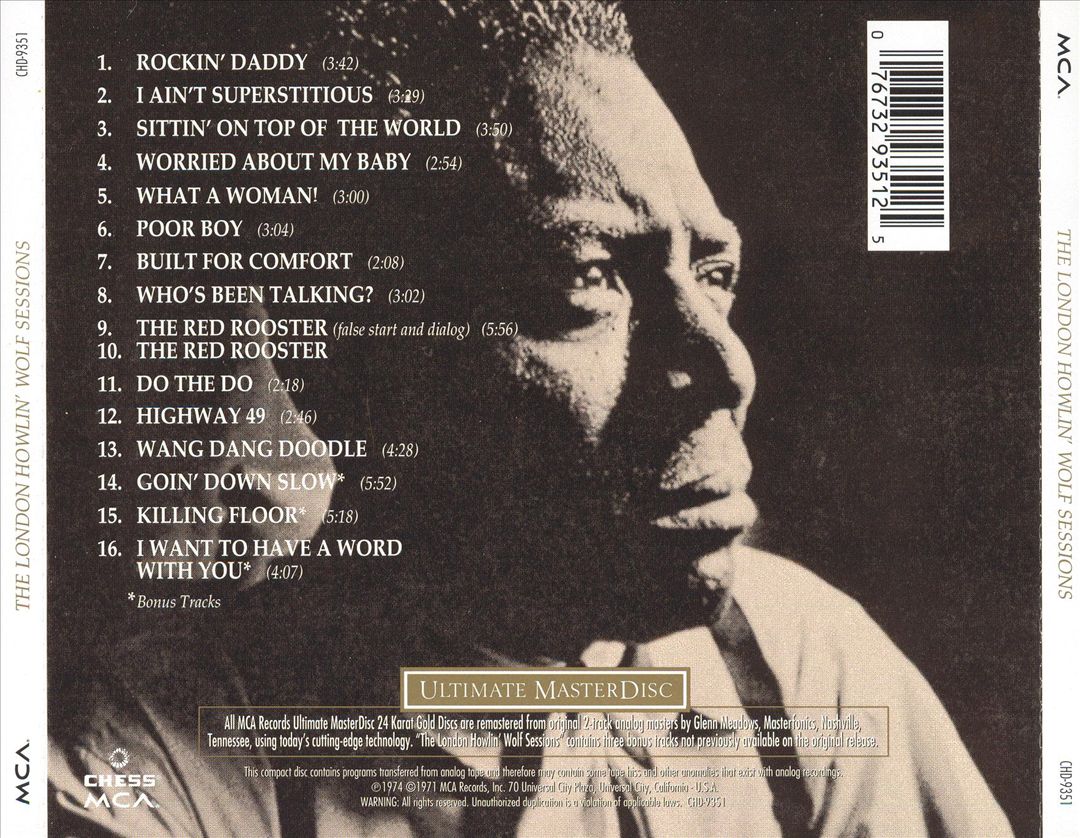 The London Howlin' Wolf Sessions [Bonus Tracks] cover art