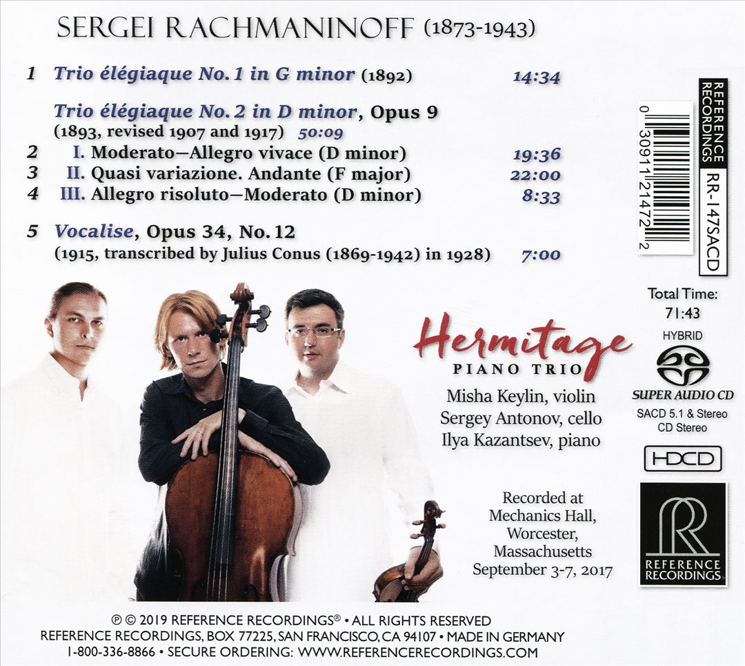 Rachmaninoff cover art