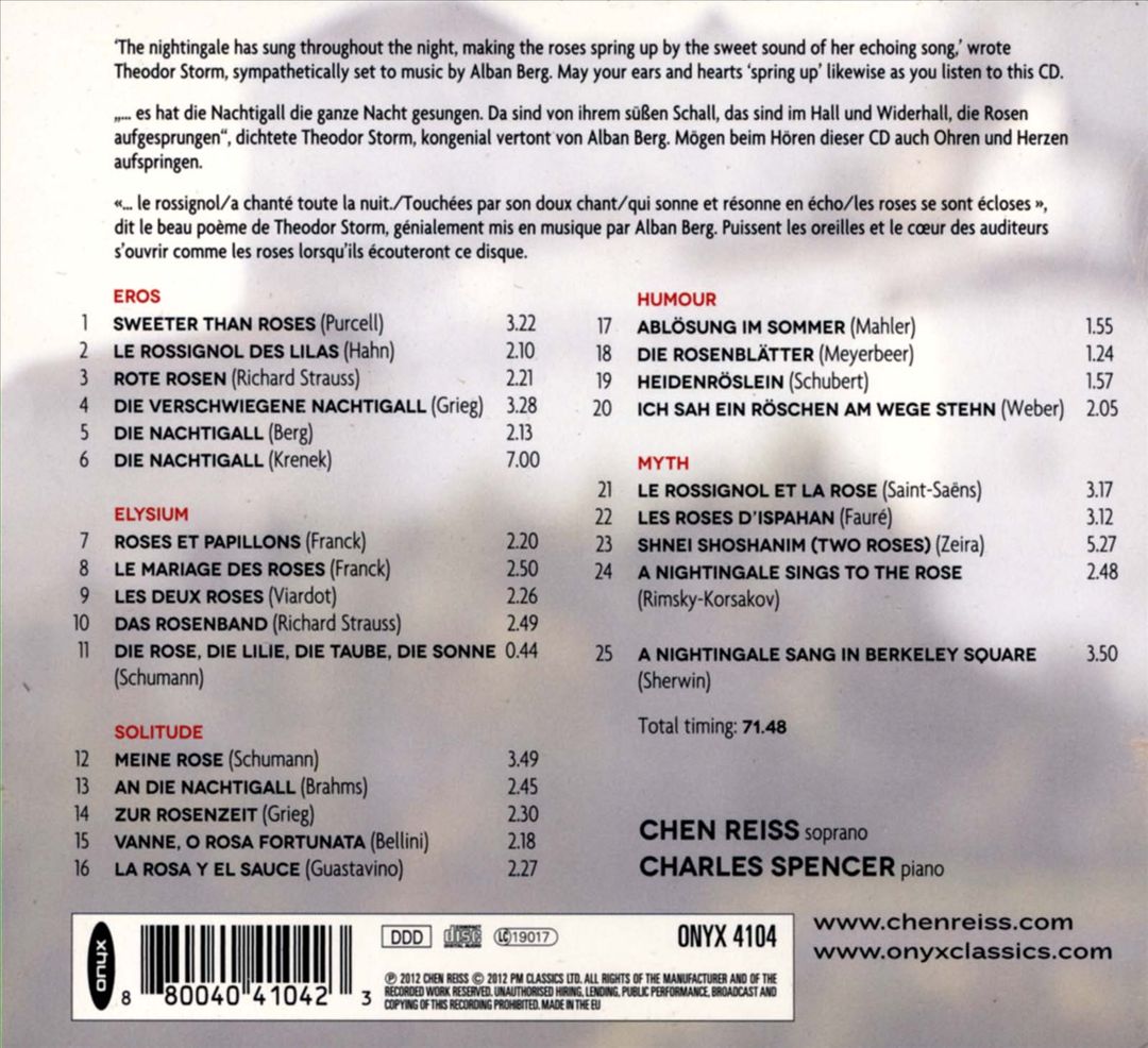 Rossignol et la Rose cover art
