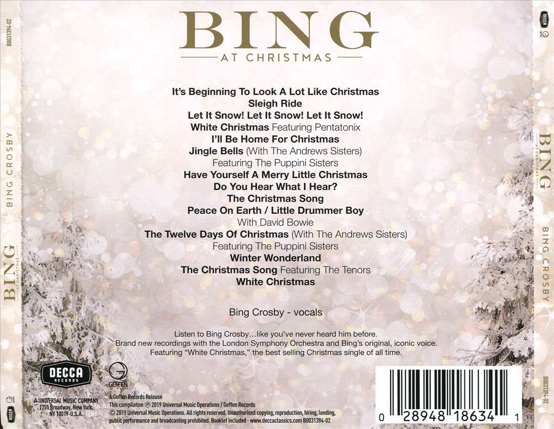 Bing at Christmas cover art