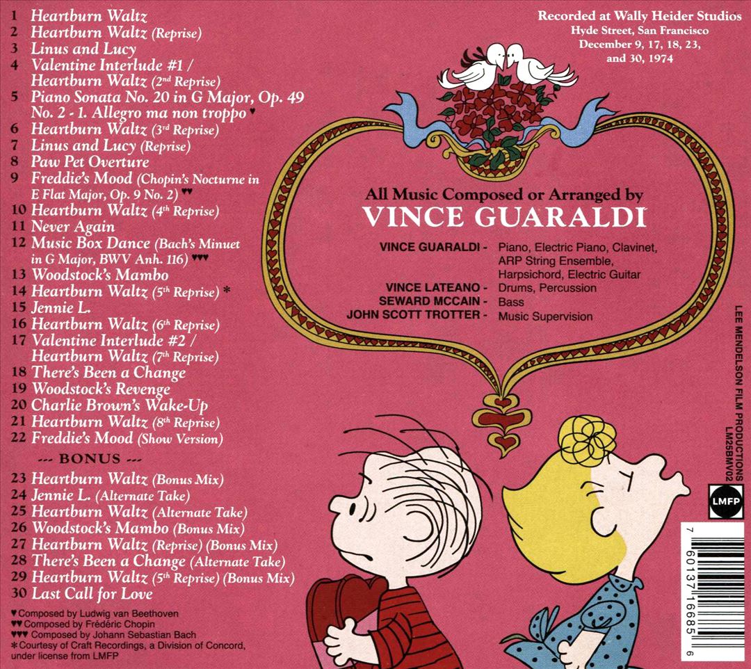 Be My Valentine, Charlie Brown cover art