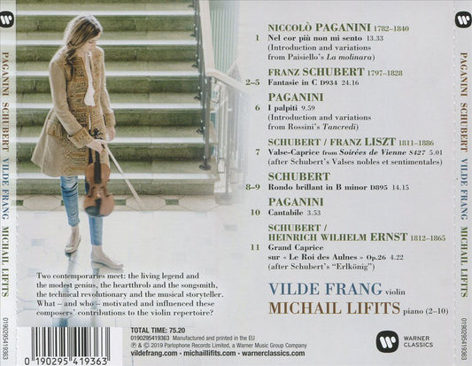 Paganini, Schubert cover art