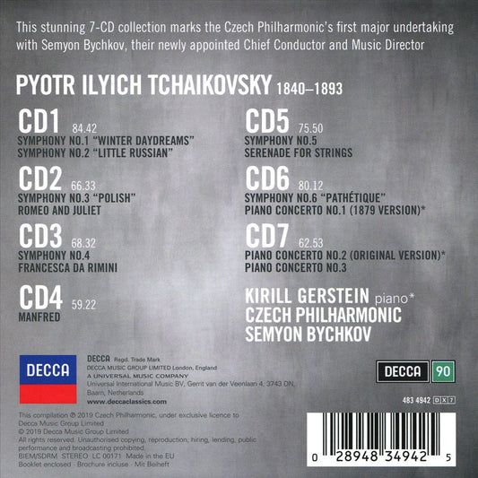 Tchaikovsky Project: Complete Symphonies, Orchestral Works, Complete Piano Concertos cover art