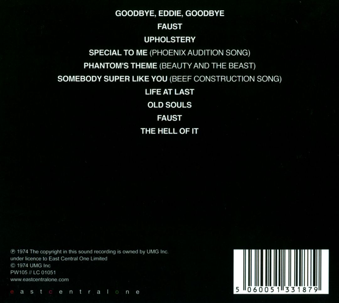 Phantom of the Paradise [Original Soundtrack Recording] cover art