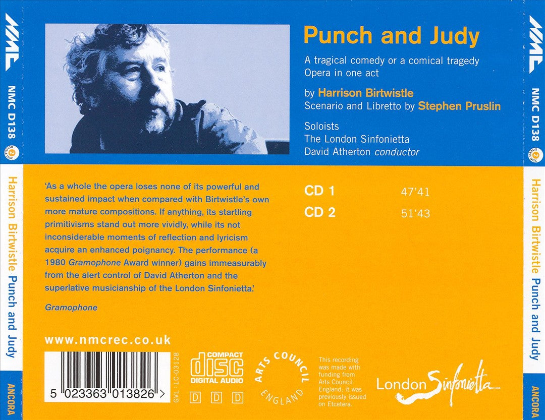 Harrison Birtwistle: Punch & Judy cover art