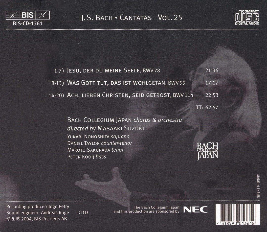 Bach: Cantatas, Vol. 25 cover art