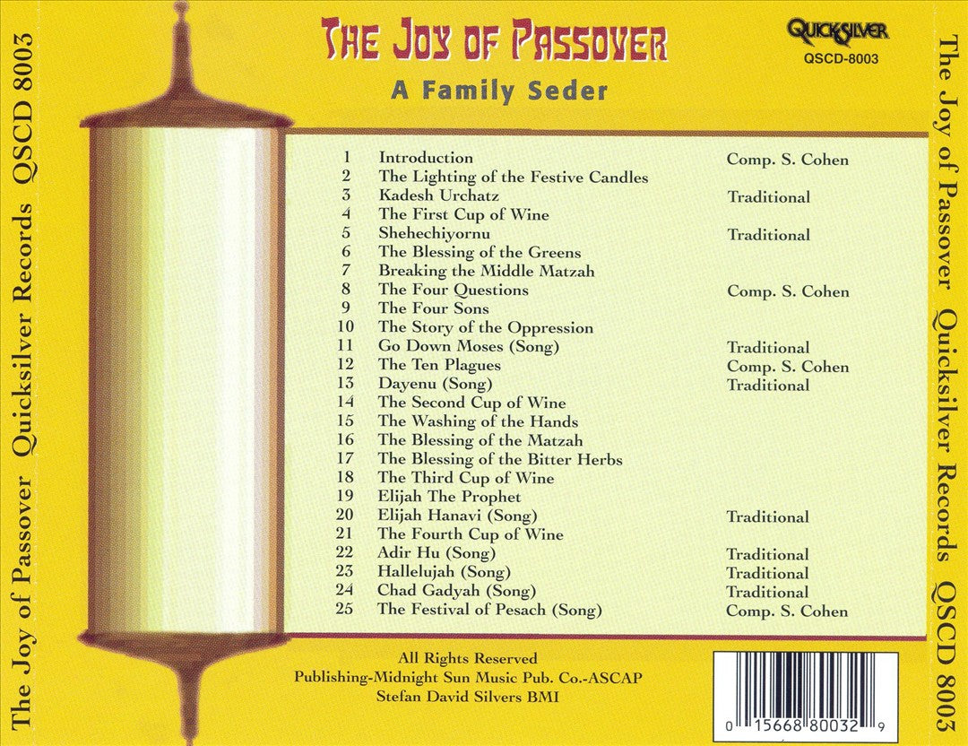 Joy of Passover: A Family Seder cover art
