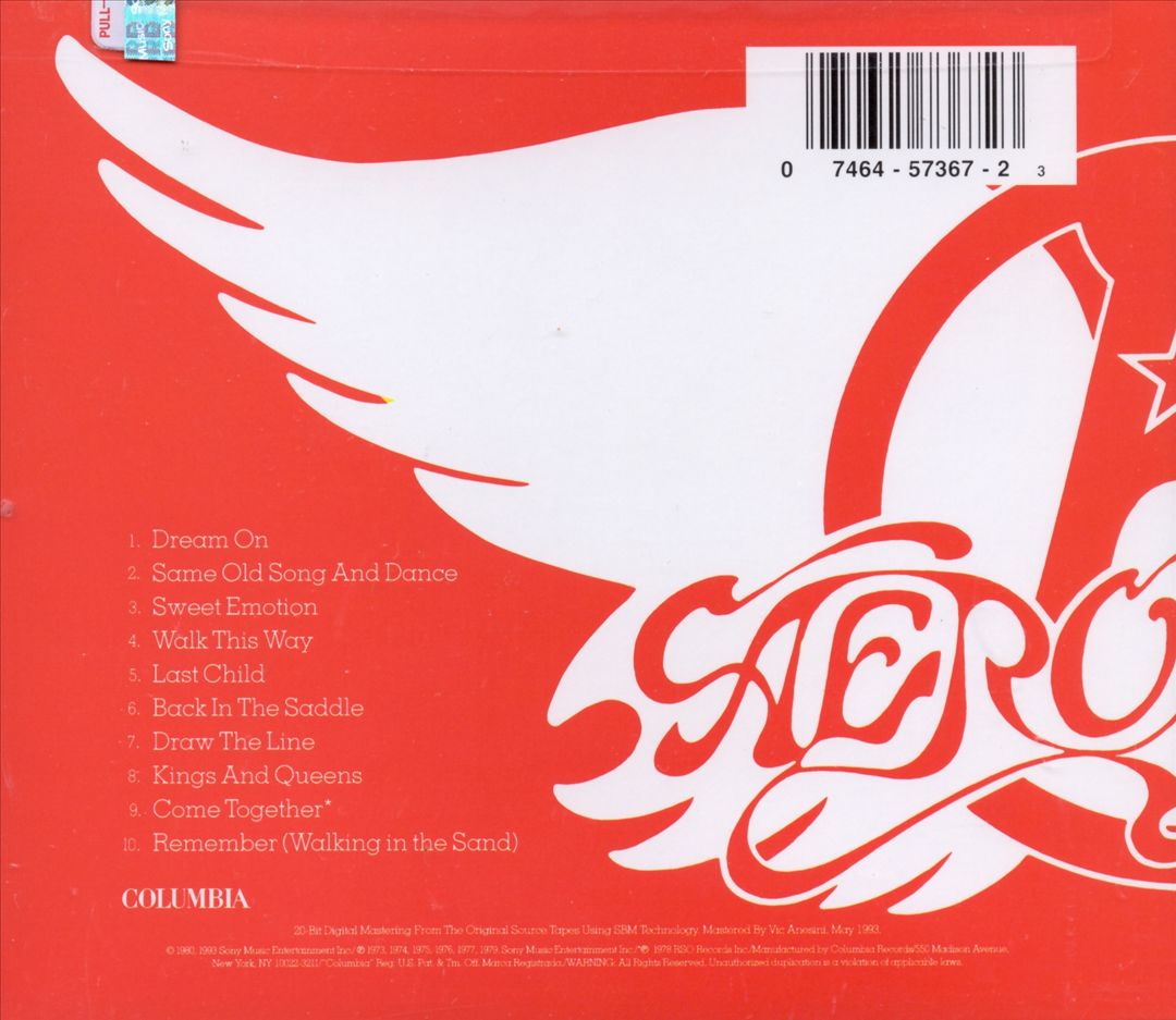 Aerosmith's Greatest Hits cover art