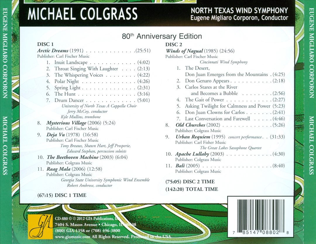 Composer's Collection: Michael Colgrass cover art