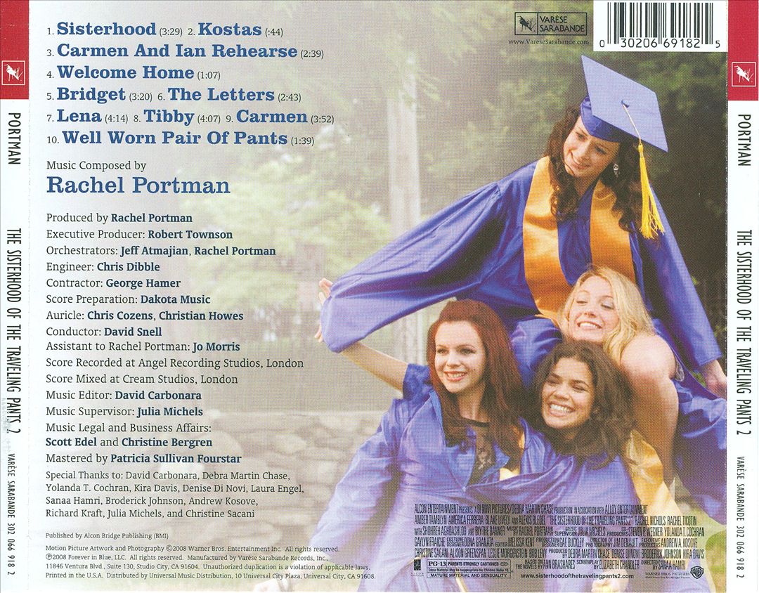 Sisterhood of the Traveling Pants 2 [Original Motion Picture Soundtrack] cover art