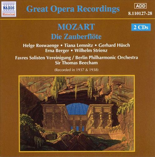 Mozart: Die Zauberflöte cover art
