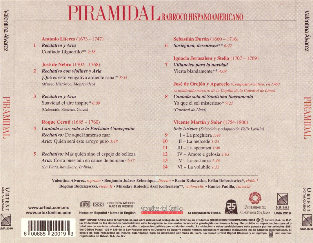 Piramidal: Barroco Hispanoamericano cover art
