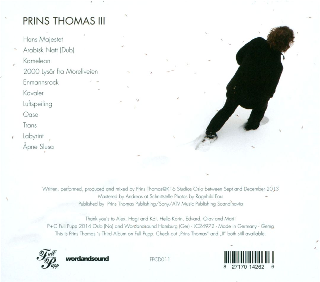 Prins Thomas, Vol. 3 cover art
