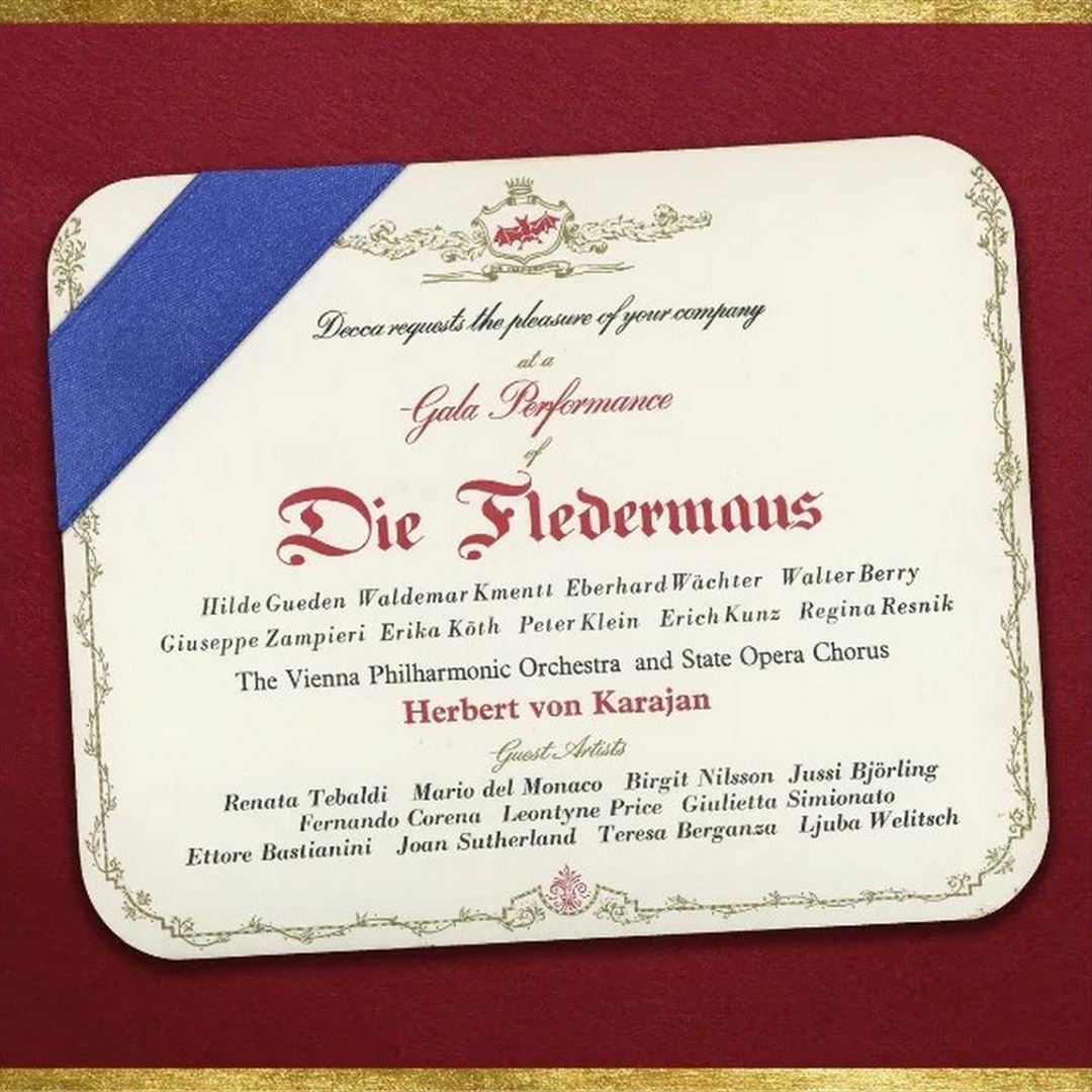 J. Strauss: Die Fledermauss [1960] cover art