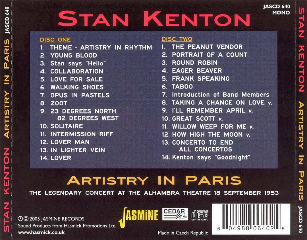 Artistry in Paris cover art