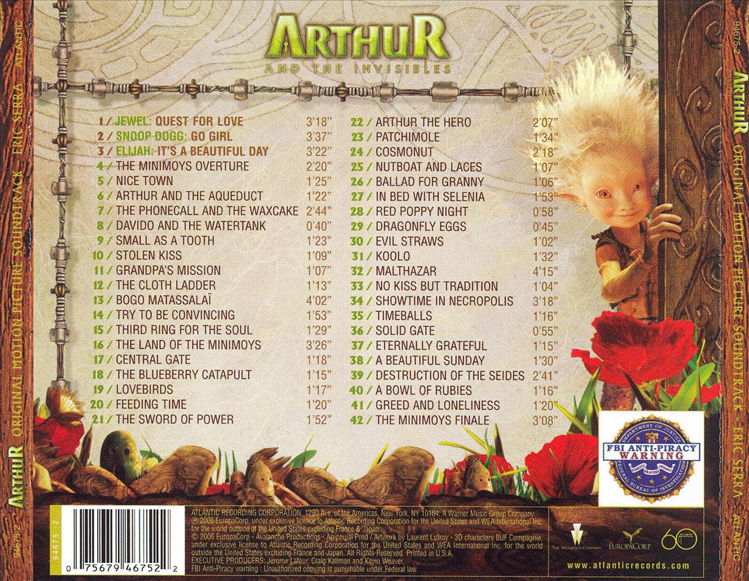 Arthur and the Invisibles [Original Motion Picture Soundtrack] cover art