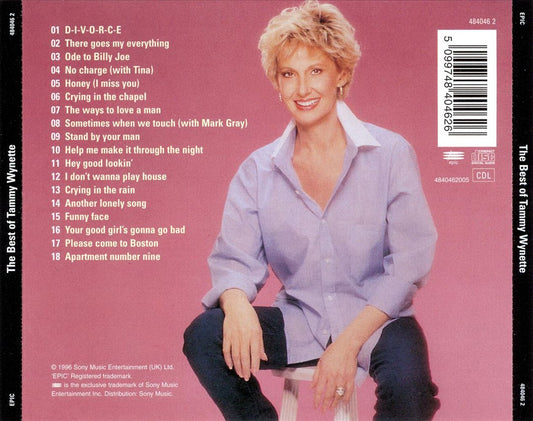 Best of Tammy Wynette [Sony 1996] cover art