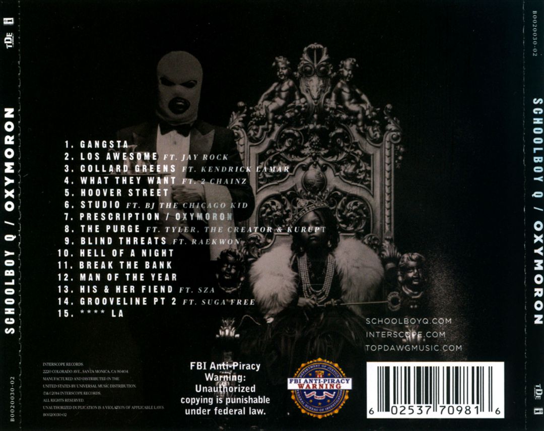 Oxymoron [Deluxe Edition] cover art