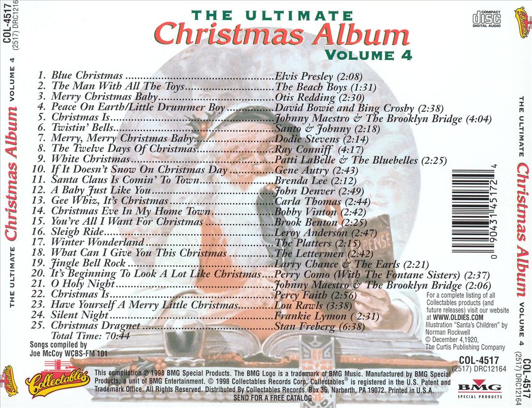 Ultimate Christmas Album, Vol. 4 cover art