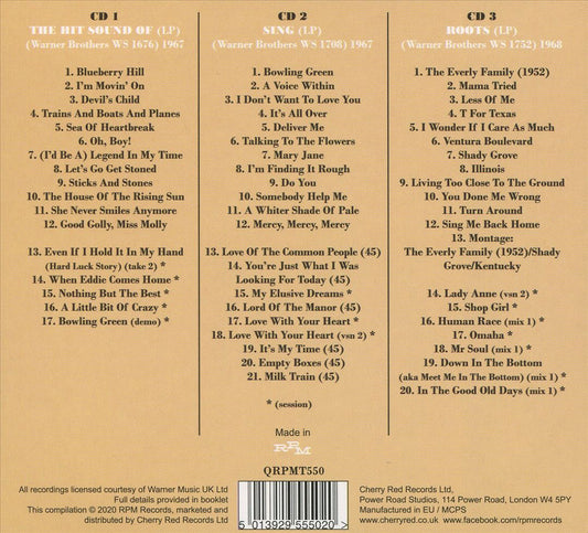 Down in the Bottom: The Country Rock Sessions 1966 - 1968 cover art