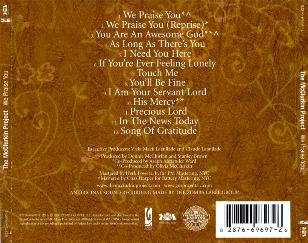 We Praise You cover art