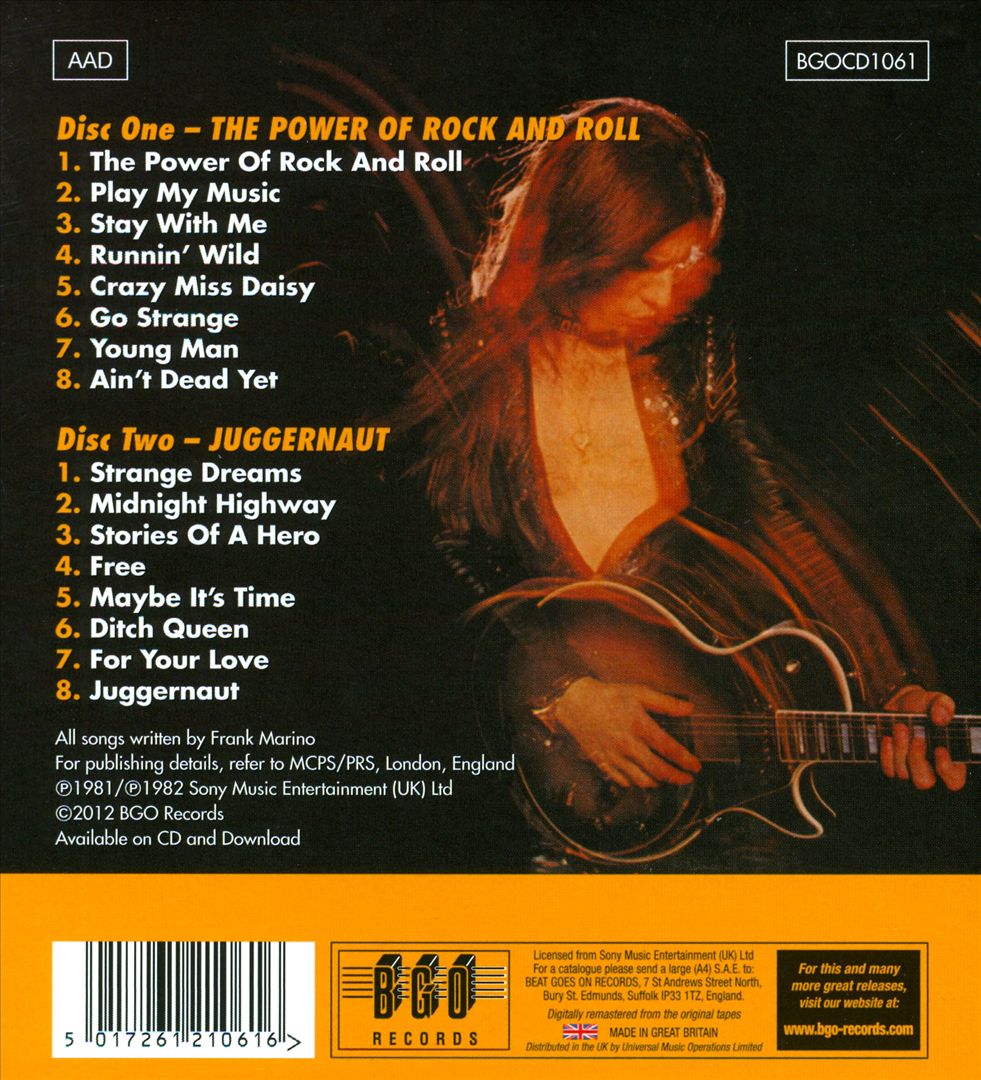 Power of Rock and Roll/Juggernaut cover art