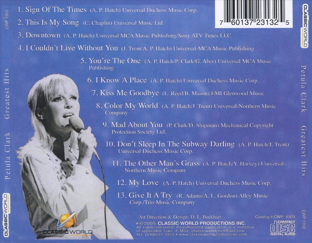 Greatest Hits [Classic World] cover art