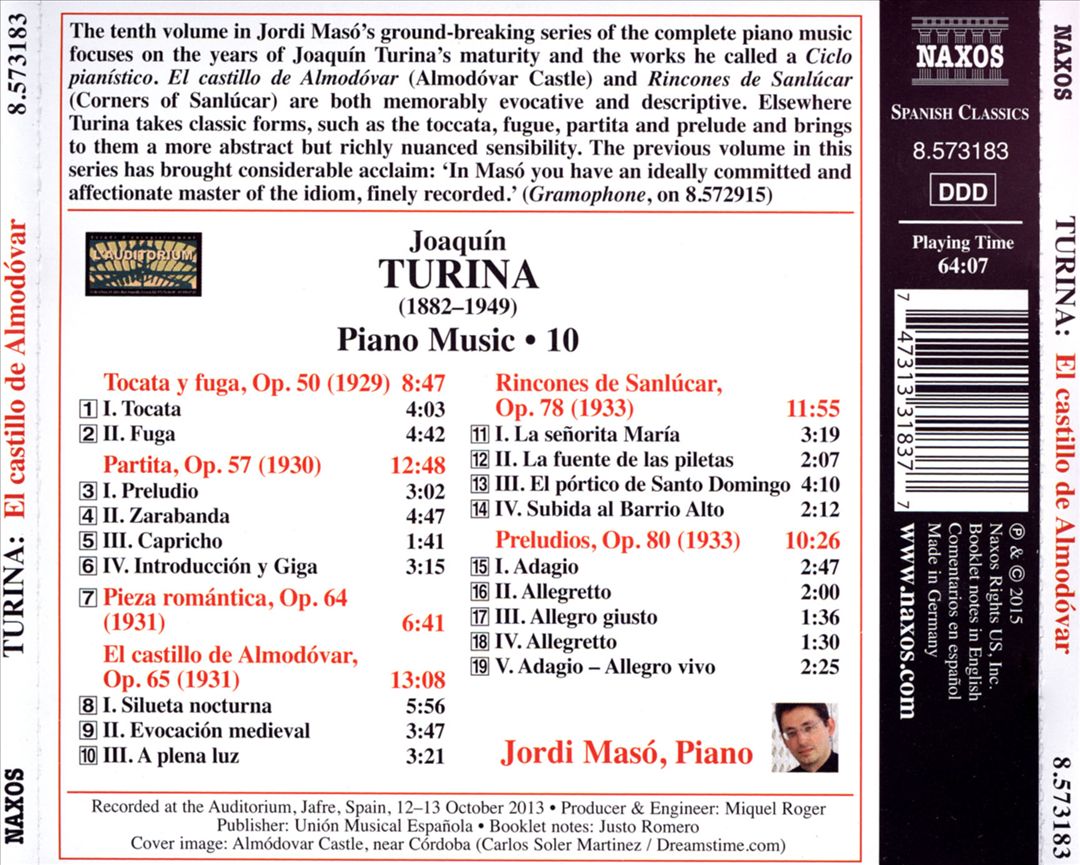 Turina: El castillo de Almodóvar, Vol. 10 cover art