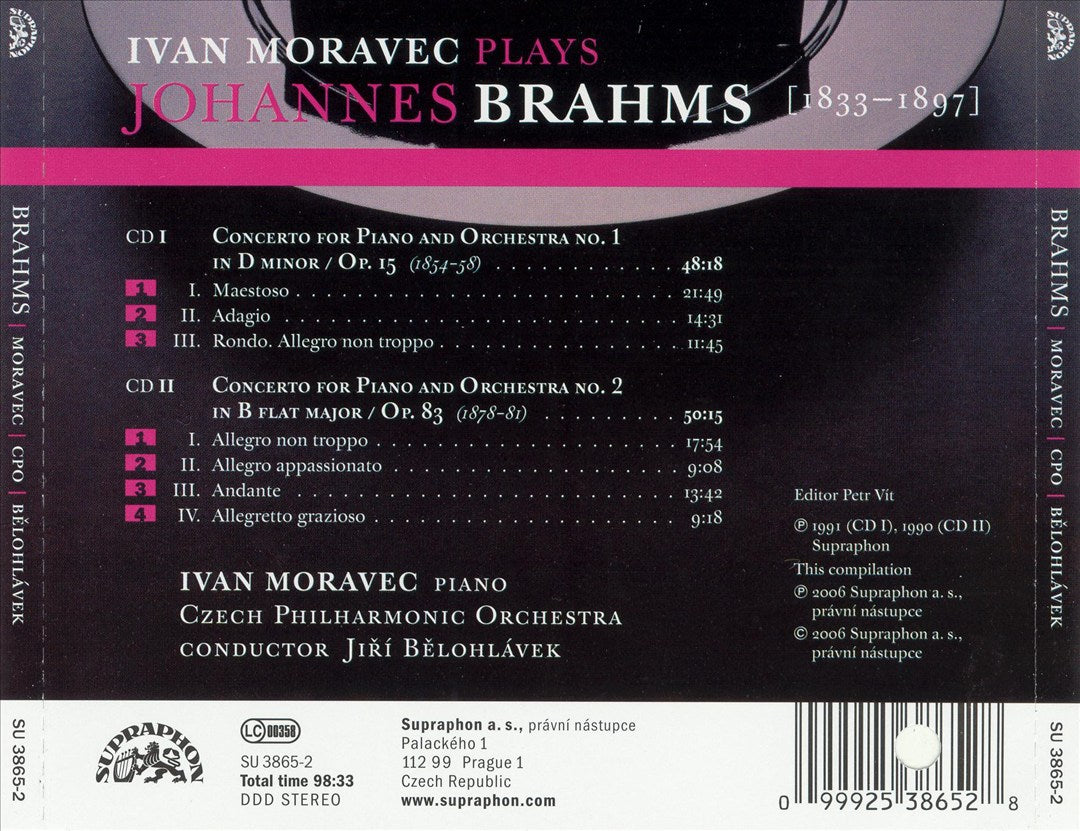 Brahms: Piano Concertos Nos. 1 & 2 cover art