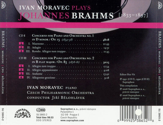 Brahms: Piano Concertos Nos. 1 & 2 cover art