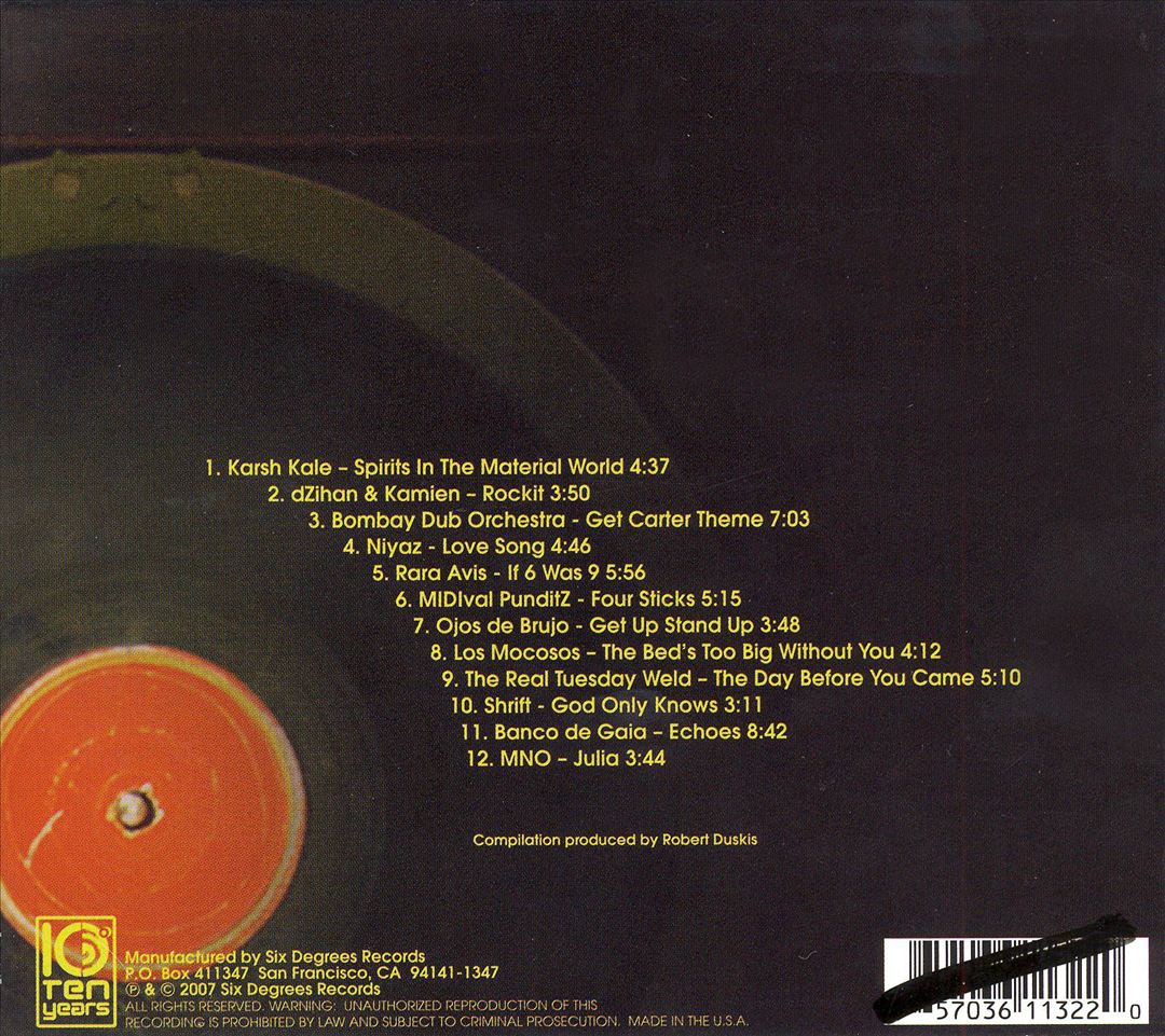 Backspin: A Six Degrees 10 Year Anniversary Project cover art