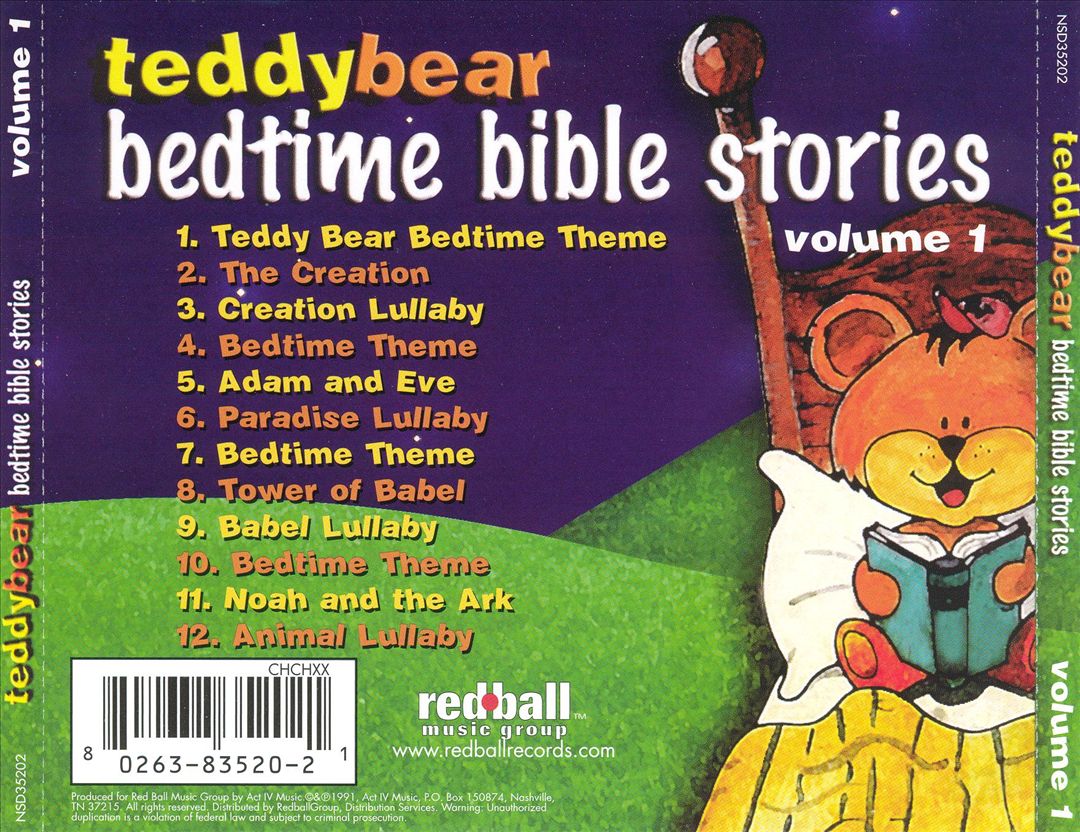 Teddy Bear Bedtime Bible Stories, Vol. 1 cover art