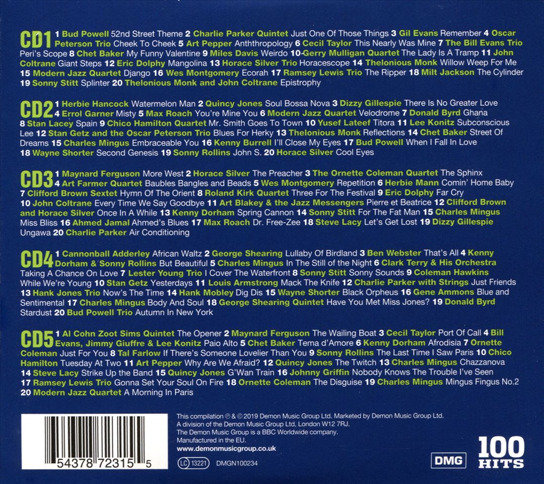 100 Hits: The Best Jazz Album cover art