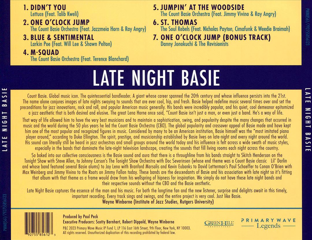 Late Night Basie cover art
