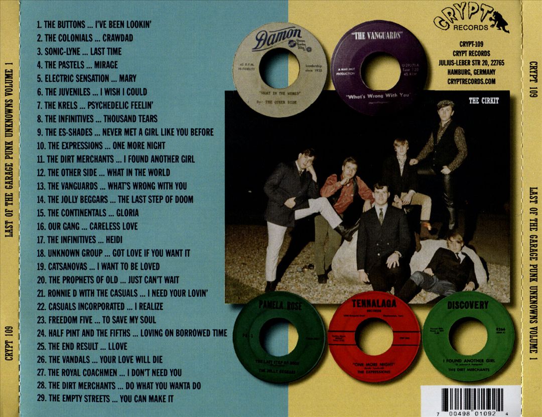 Last of the Garage Punk Unknowns, Vols. 1-2 cover art