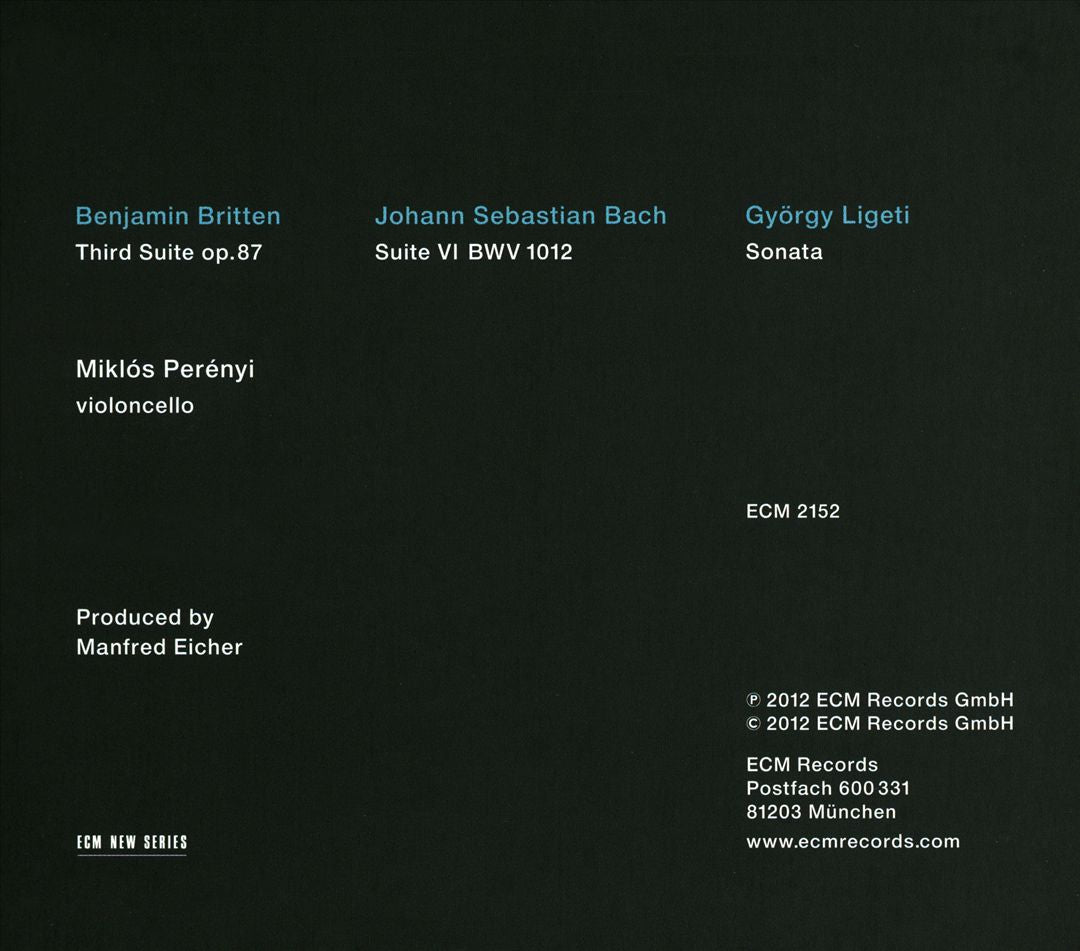 Britten, Bach, Ligeti cover art