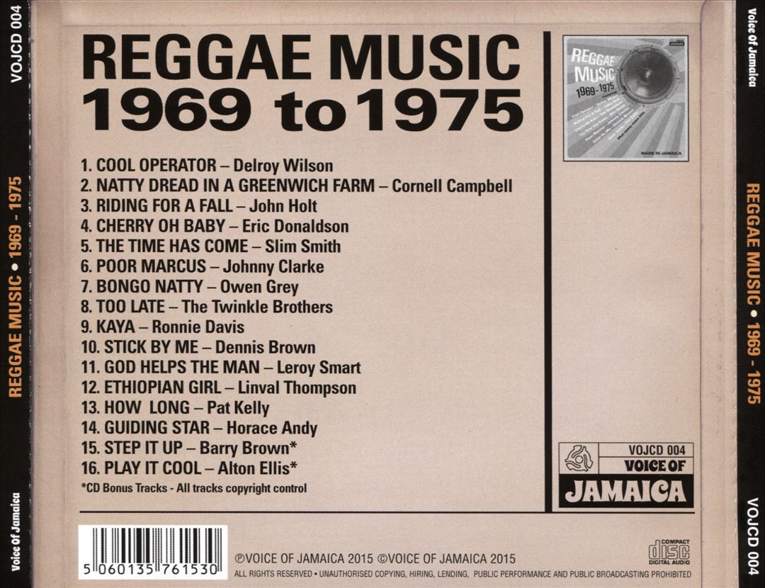 Reggae Music 1968-1975 cover art