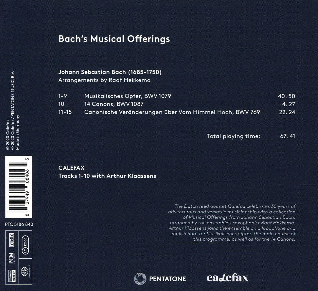 Bach's Musical Offerings cover art