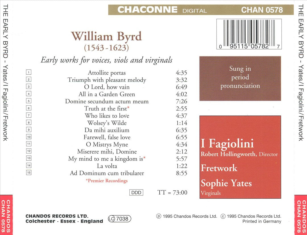 Early Byrd cover art