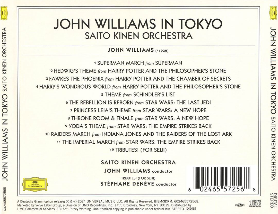 John Williams in Tokyo cover art