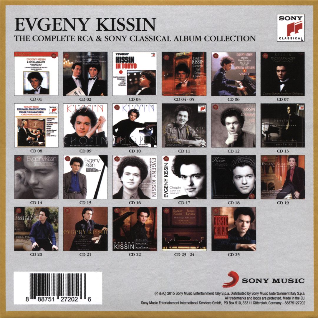 Evgeny Kissin: The Complete RCA & Sony Classical Album Collection cover art