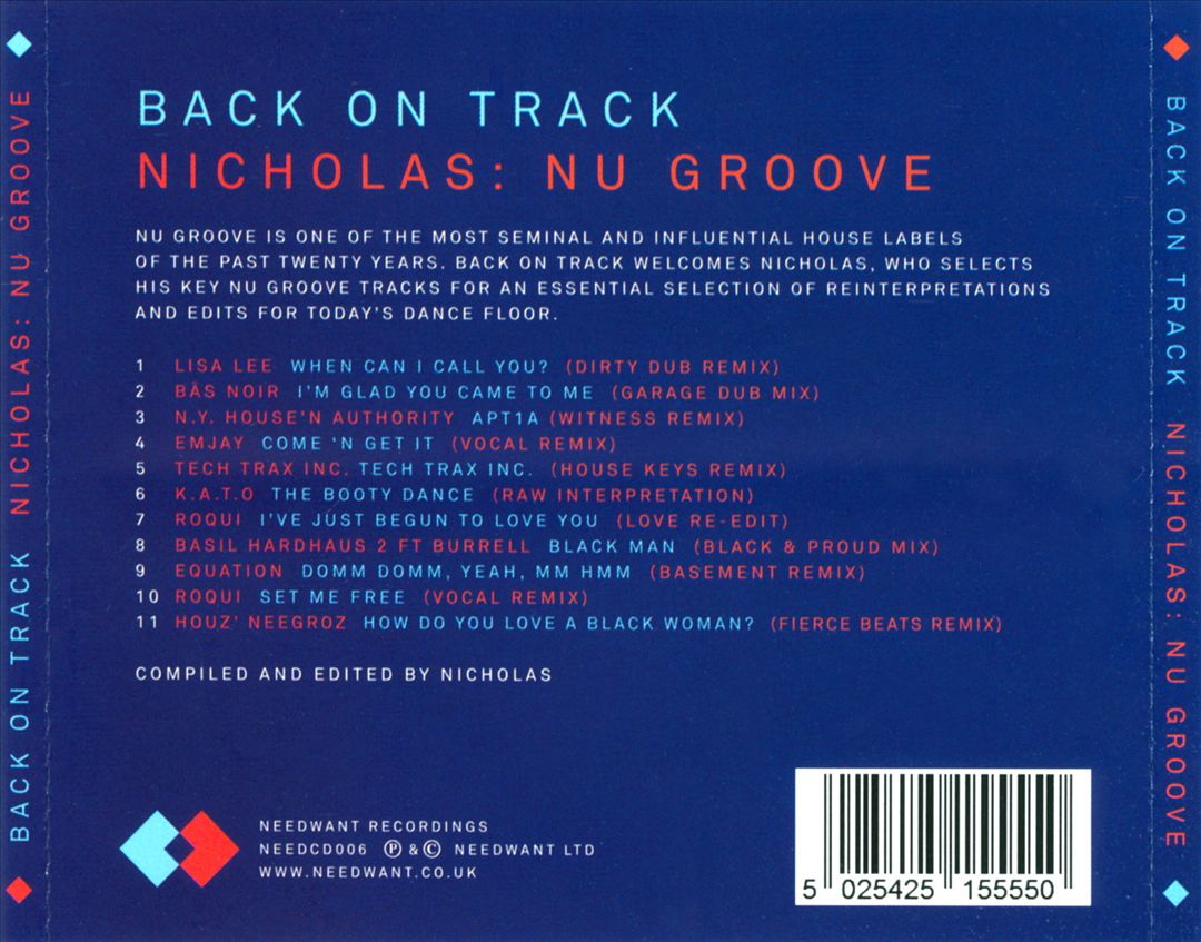 Back On Track: Nicholas: Nu Groove cover art
