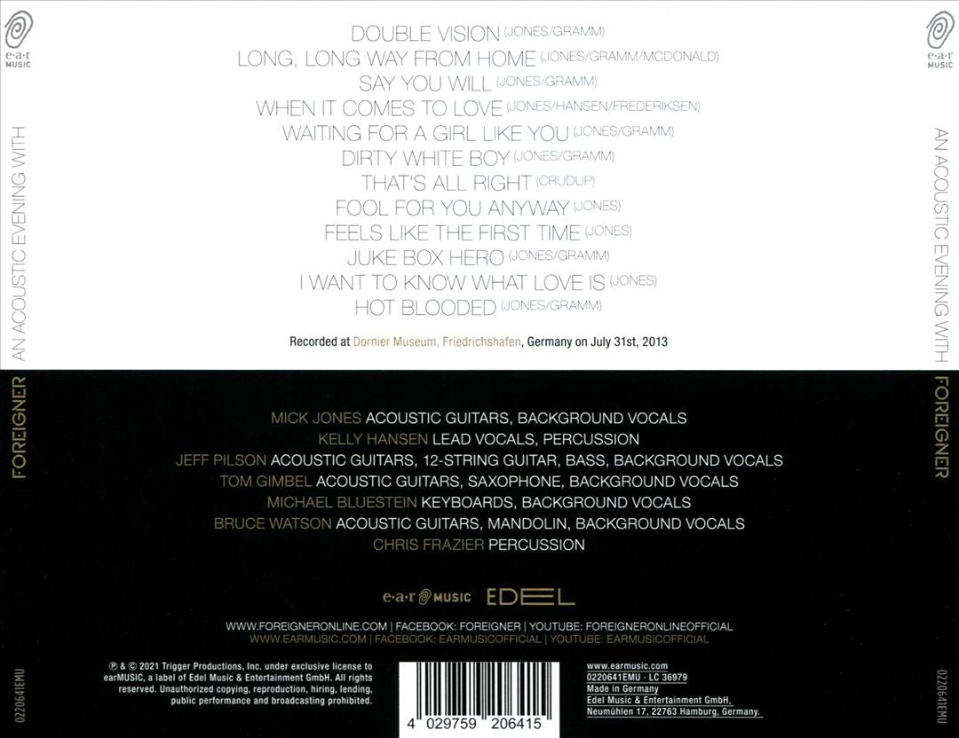 Acoustic Evening with Foreigner cover art