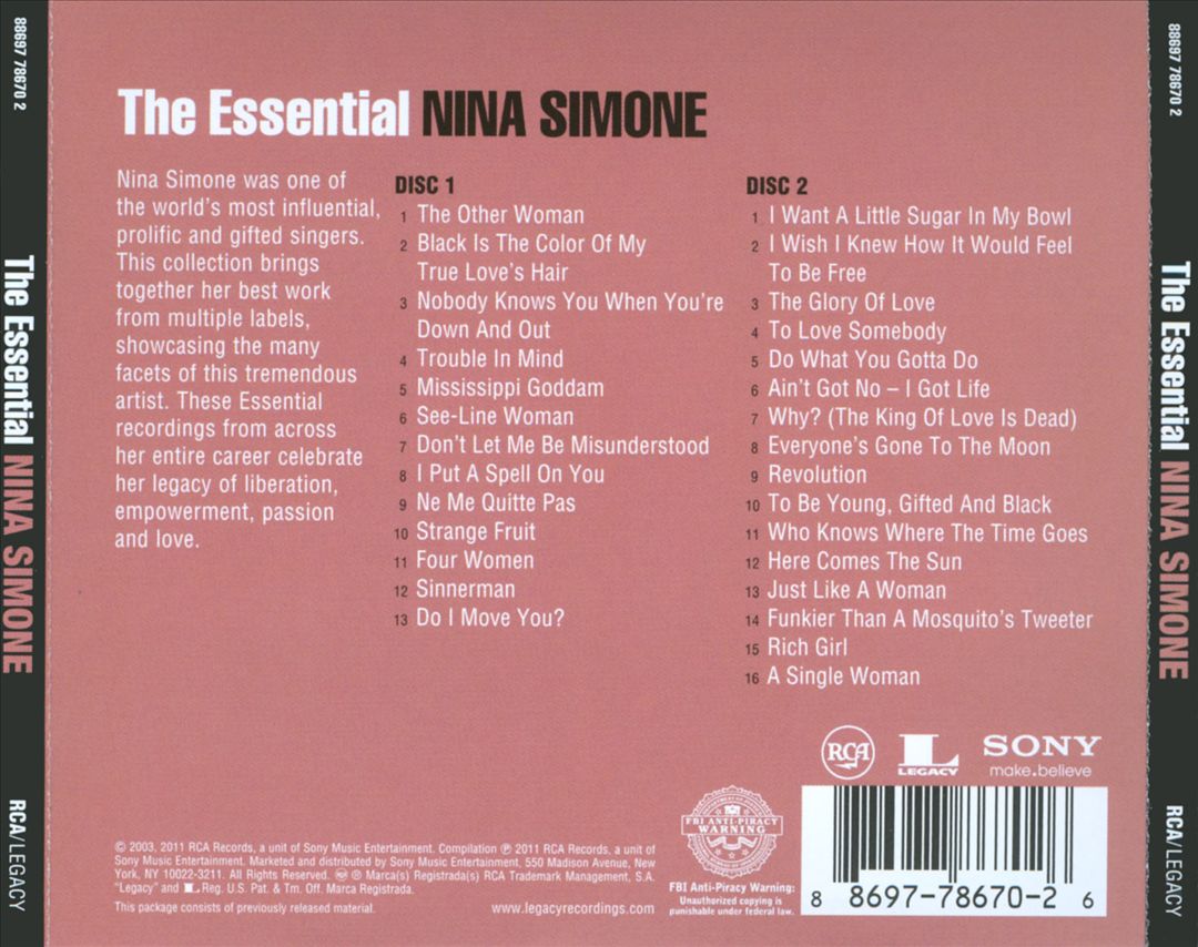 Essential Nina Simone cover art