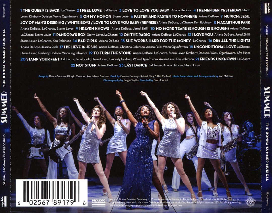 Summer: The Donna Summer Musical cover art
