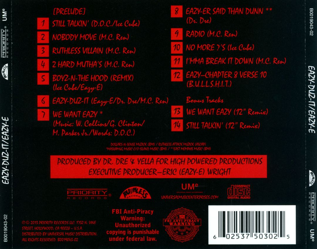 Eazy-Duz-It [Bonus Tracks] cover art